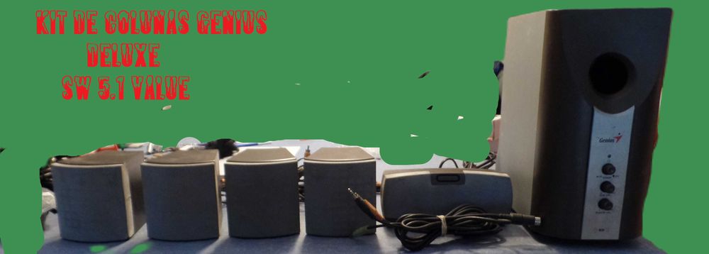Genius Deluxe SW 5.1 Value Speaker Kit (892)64737978410369124