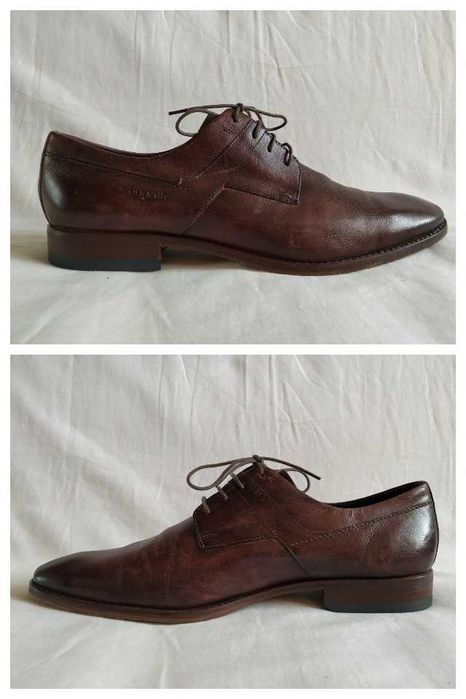 Туфли/Дерби/Броги/Оксфорды кожаные мужские "Bugatti" Размер 46
