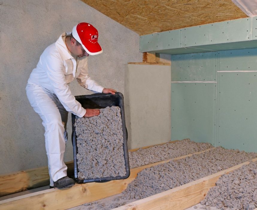 Izolacja cieplna, celuloza do ręcznego docieplania Thermofloc - paleta