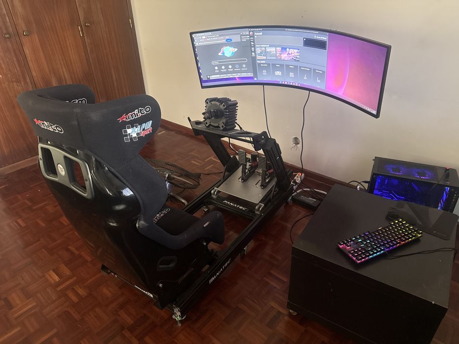 Troco por ps5 outra coisa que seja do interesse  de ambosTorre PC SimRacing; Ryzen 8600; 32 g; 1 TB; Grafica NVIDIA   GeForce RTX  3070 Ti