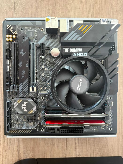 Комплект Материнська плата ASUS TUF GAMING B550M-PLUS / 20Gb DDR4 / Ryzen 5 1600