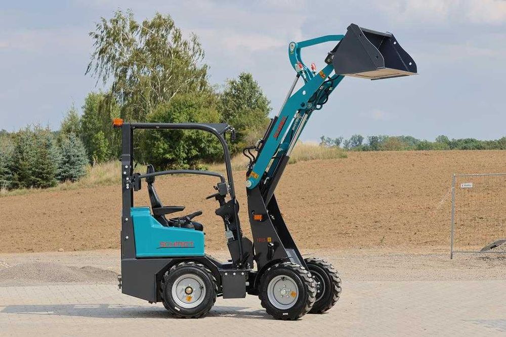 Ładowarka Kołowa Schmidt 1915 Mała Zwrotna Waga 1250kg Nowa 2026r. Udźwig 700 kg!