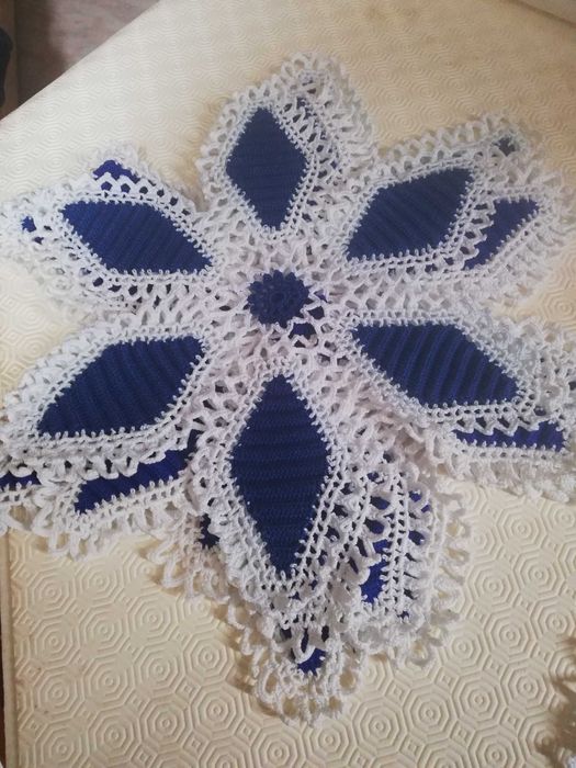 Conjunto naperons cozinha novos nunca usados em azul