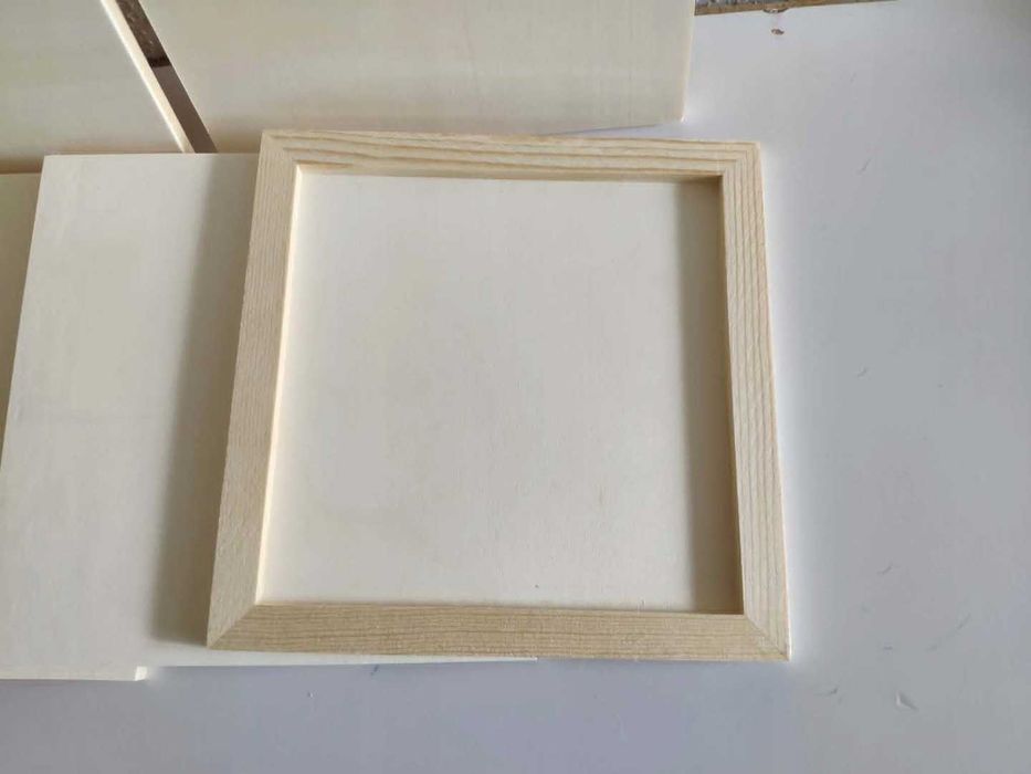 Drewniane płótna malarskie 20×20 cm 10 sztuk podobrazie