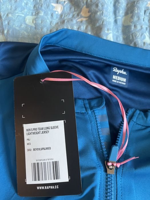 Rapha pro team long sleeve jersey bluza m