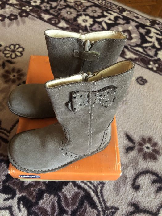 Сапожки детские Чико замша