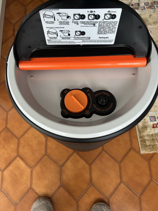 Aquecedor Galp Hotspot + Botija de Gás (vazia) – Pronto a usar