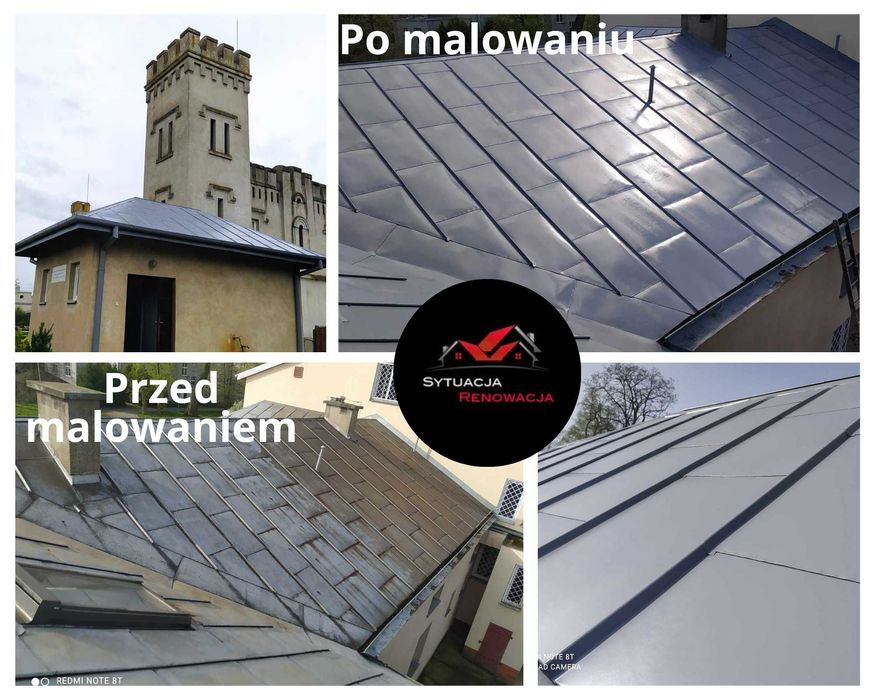 Mycie i malowanie dachów