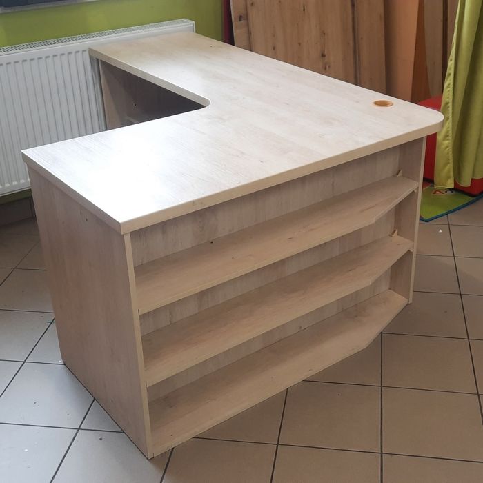 Biurko narożne, kolor KLON ,