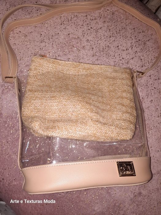 Mala dupla transparente