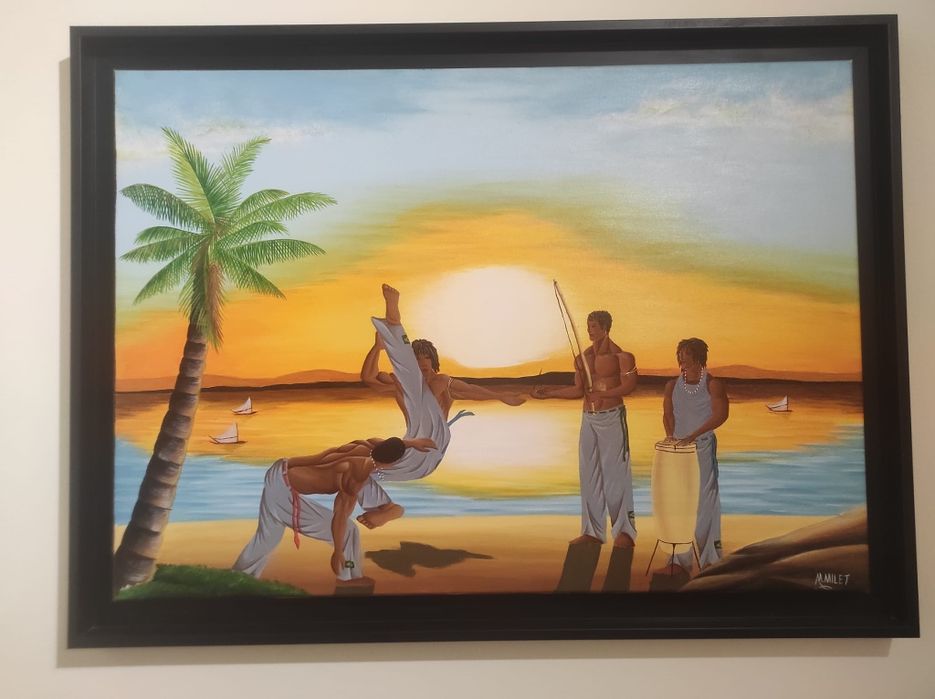 Quadro capoeira Brasil