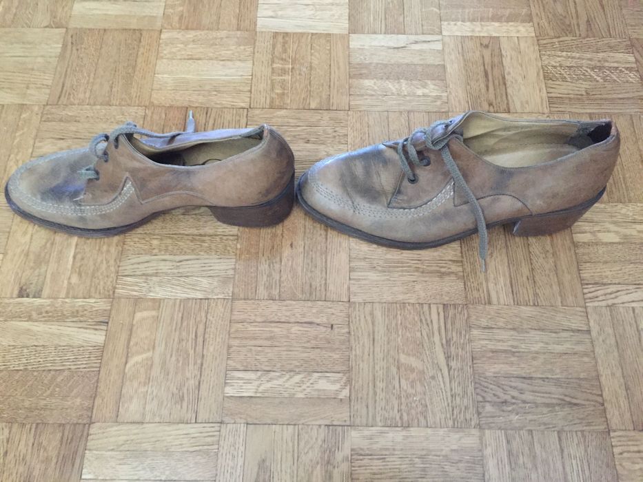 Buty skórzane męskie na obcasie rozmiar 42-43