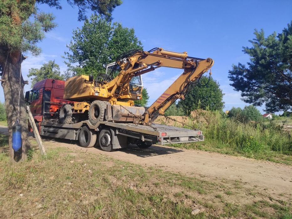 TRANSPORT, przewóz ciągników i maszyn budowlanych Bełchatów Laweta 16