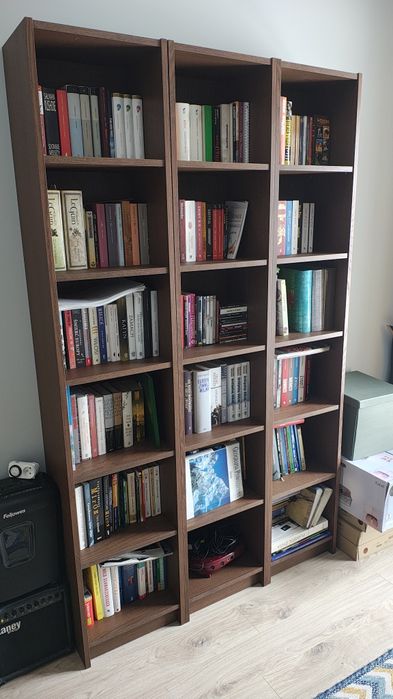 Regał Billy Ikea ciemny brąz 120x28x237