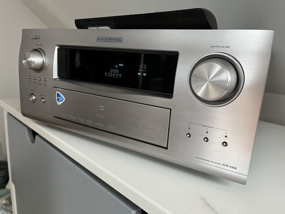 Kino domowe Denon AVR4308 7.1 DVD-2500BT super stan