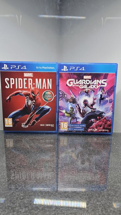 Pack 2X Marvel Spider-Man Guardians of the Galaxy Spiderman Spider Man PS4 PlayStation 4 Marvel's