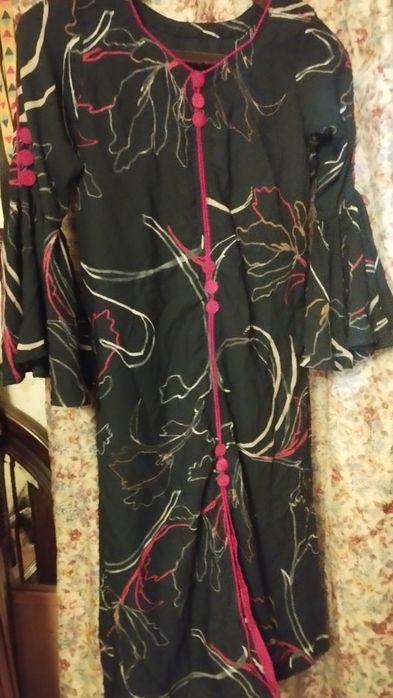 Vestido de Seda comprido