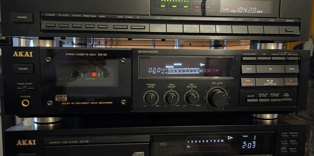 Akai AM-32,CD-52,GX-52,AT-52