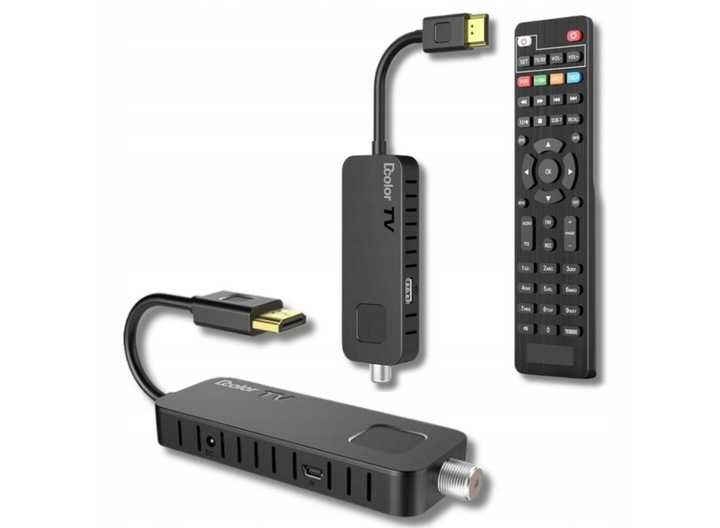 Dcolor Odbiornik satelitarny DVB-S/S2 – HDMI Full-HD 1080P USB 2.0