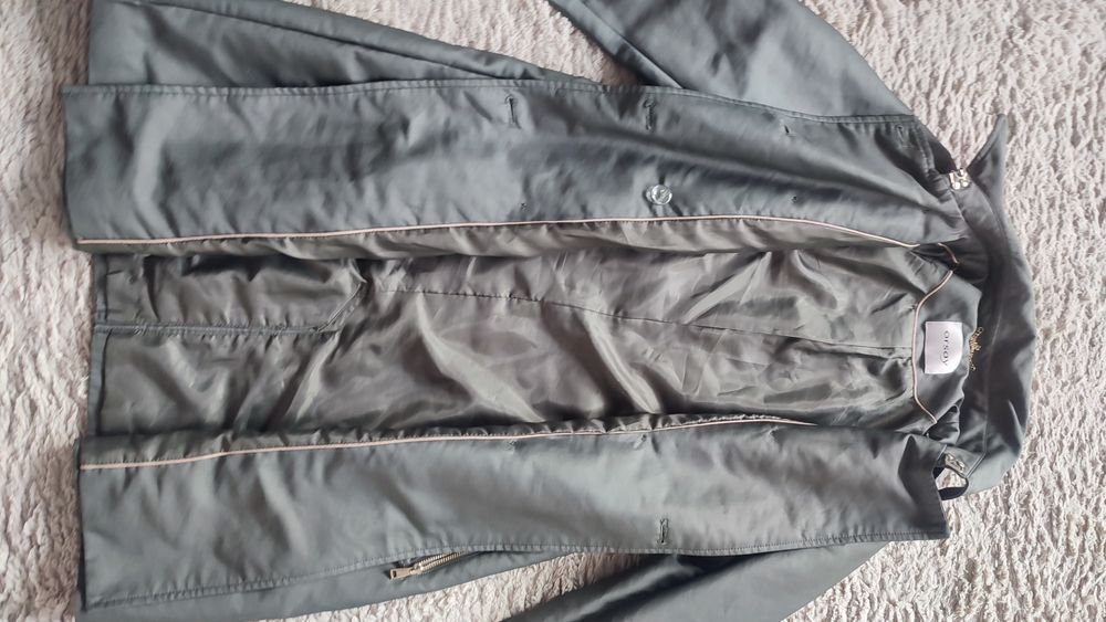 Płaszcz Orsay na jesień butelkowa zieleń roz.42