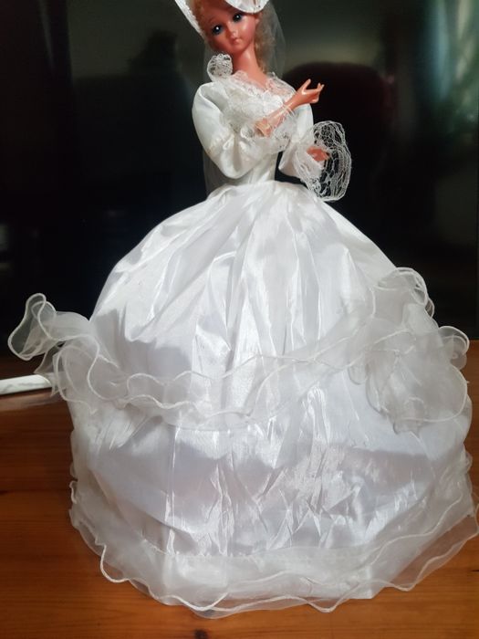 lalka piękna dama 62 cm wysoka PRL