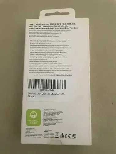 Capa Samsung para Galaxy S22+Plus 5G View Preto  (NOVA)