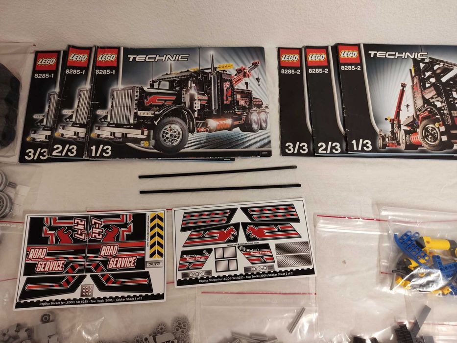 Lego ® Technic ® 8285 Amerykański holownik. Silver edition + naklejki