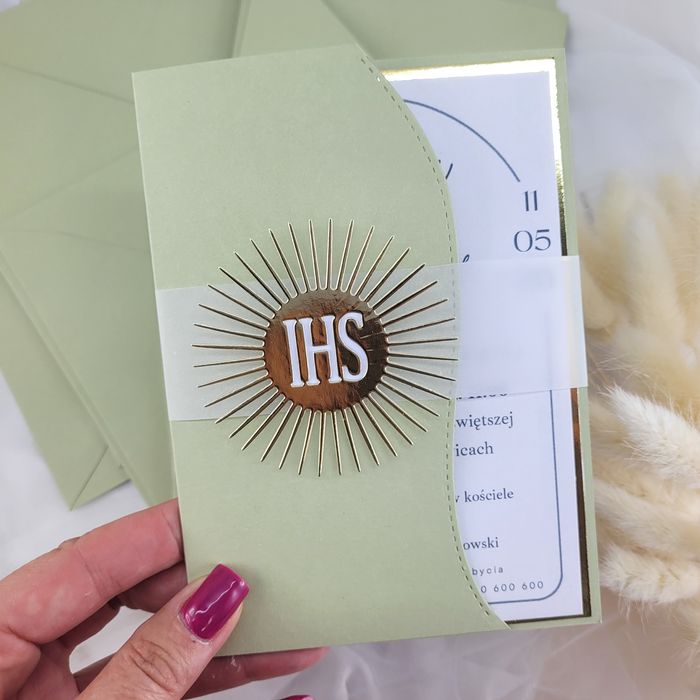 Zaproszenia komunijne ręcznie robione