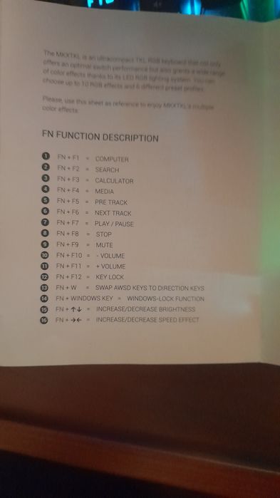 Vendo Teclado Mecânico Mars Gaming MKXTKL RGB Novo