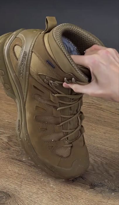 Берци Quest 4D Gore-Tex Forces 2 EN High Coyote Brown Solomon черевики чоловічі від 41 по 45 розмір