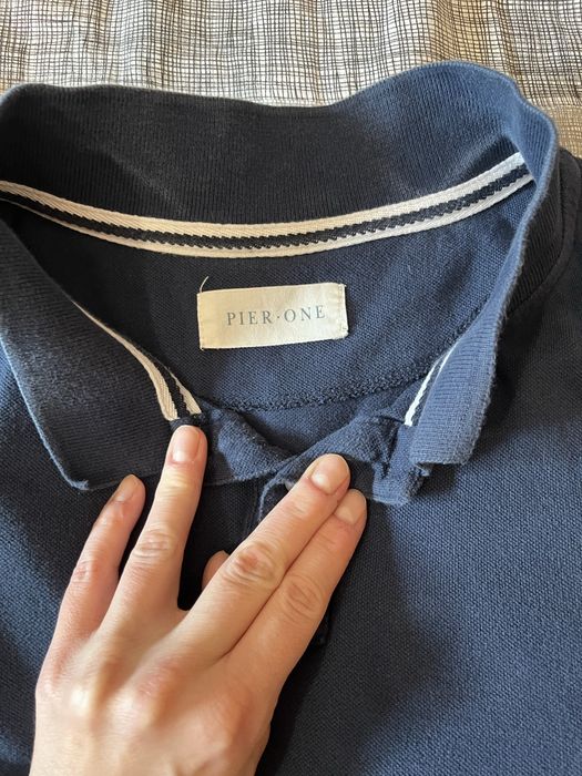 Polówka męska koszulka polo 5xl granatowa pier one