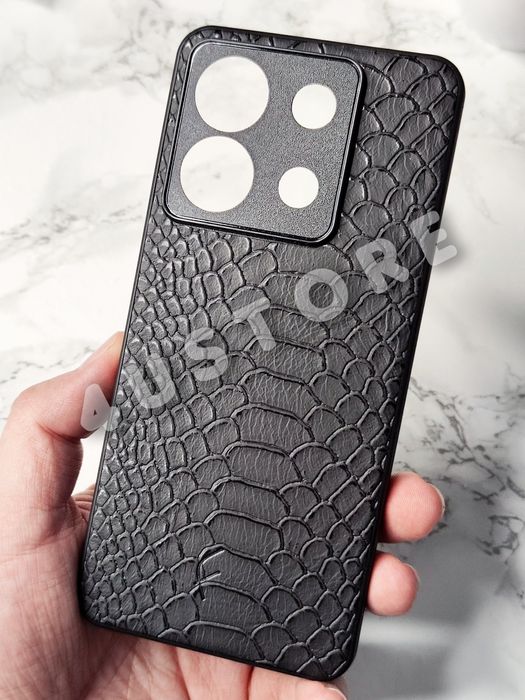 Чехол кожаный на Xiaomi Redmi Note 13 Pro 5G чохол шкіряний бампер