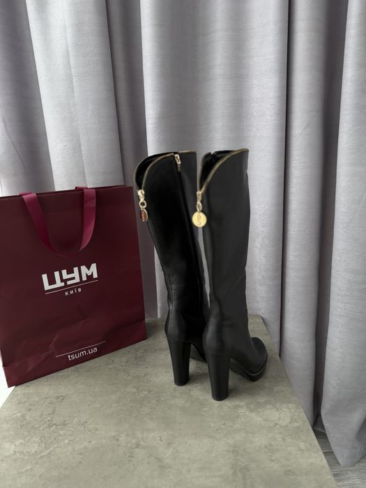 Сапоги antonio biaggi шкіра підбори