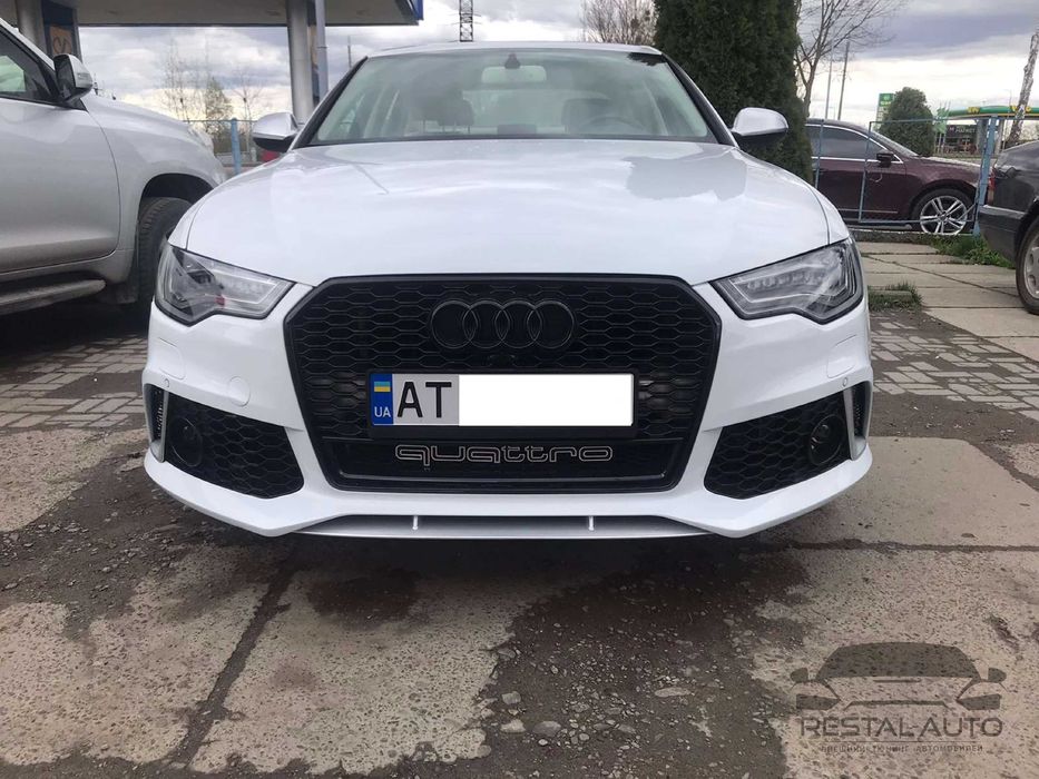 Передній бампер Audi A6 C7(2011-14) Стиль RS6|Бампер Ауді А6 С7 Тюнінг