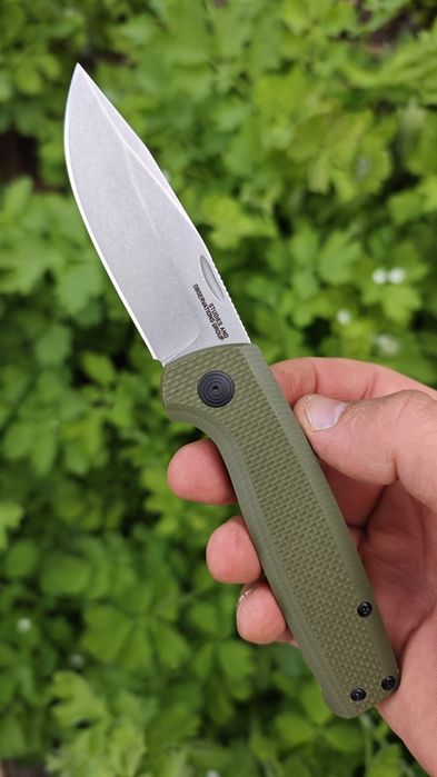 SOG Knives Terminus SJ , складний джентельменський ніж: накладки G10, клинок cryo D2 StoneWash, замок Slip Joint, кліпса. Якісна збірка та пакування