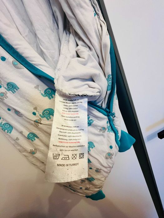 Śpiworek Slubmersac 1.0 Tog, 24-26 mies.
