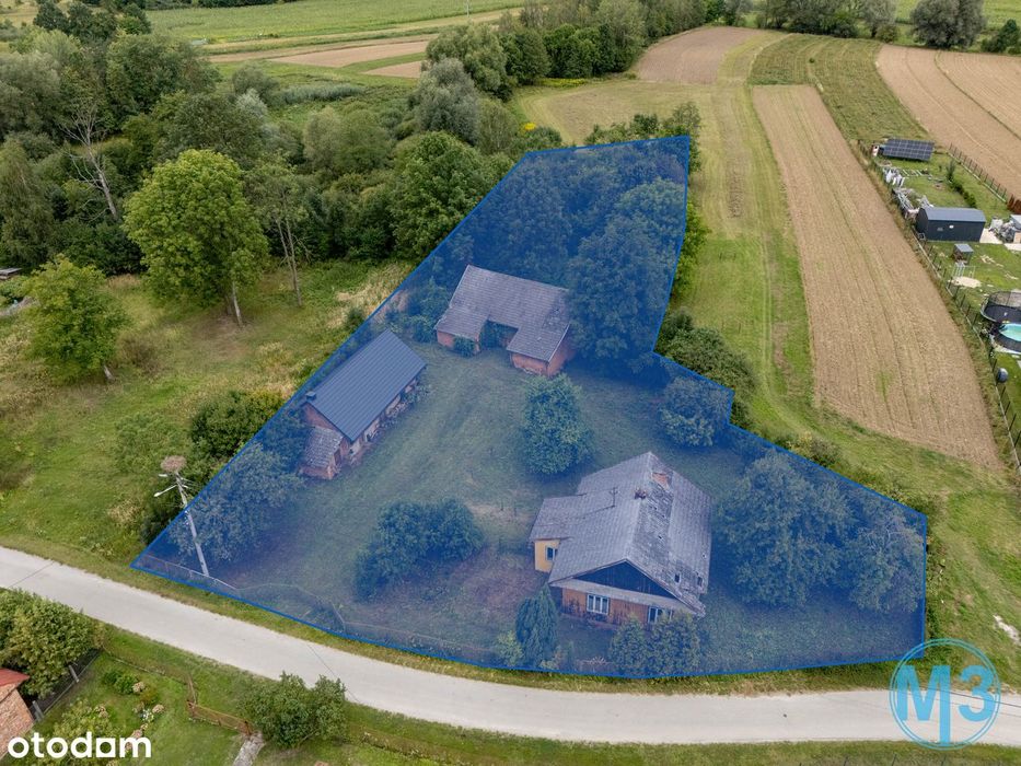 Szukasz ciszy i przestrzeni? Dom 83 m² na działce 3619 m² w Nowej Wsi