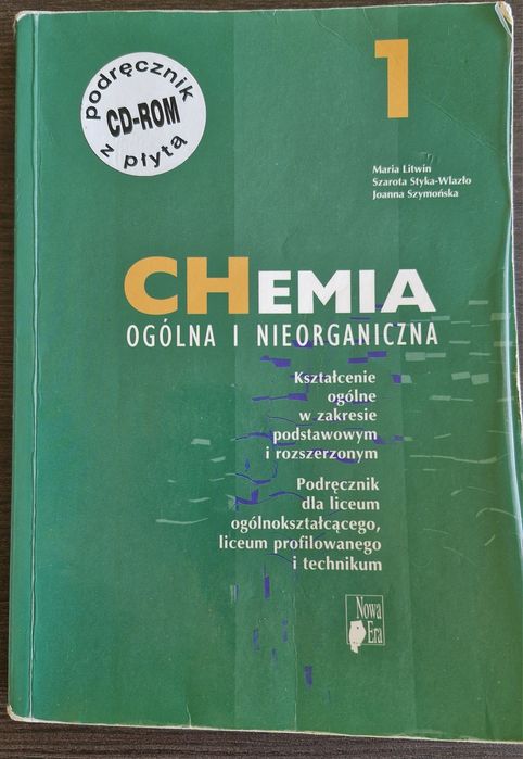 Chemia organiczna i nieorganiczna 1, Litwin, Nowa Era