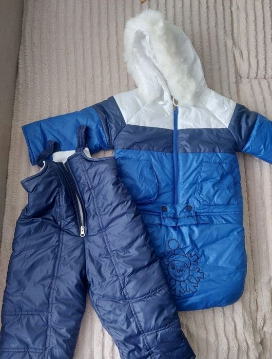 Зимовий комбінезон трансформер на хлопчика