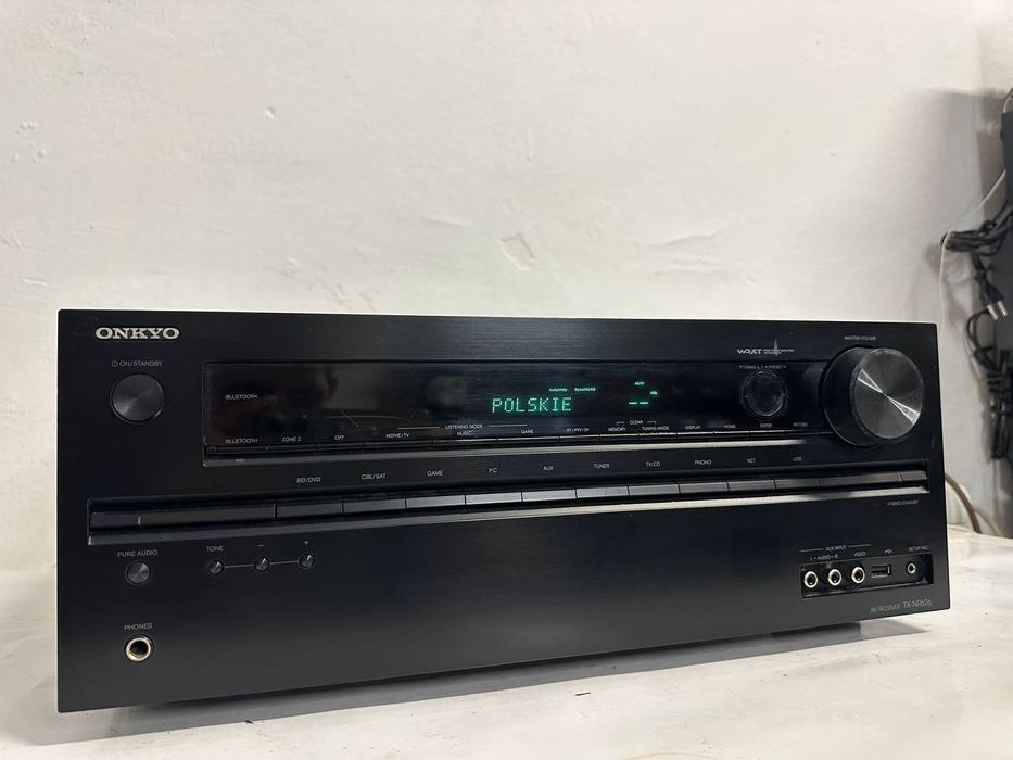Amplituner kina domowego Onkyo TX-NR626 | 7.2 | HDMI 4K | Wi-Fi | Bluetooth | Dolby TrueHD | DTS-HD Master Audio | Audyssey | WRAT