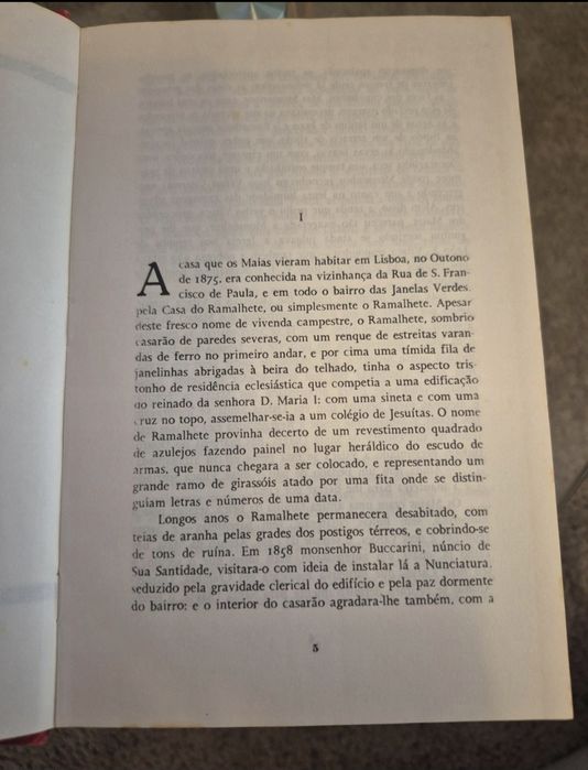 Livro Os Maias de Eça de Queirós