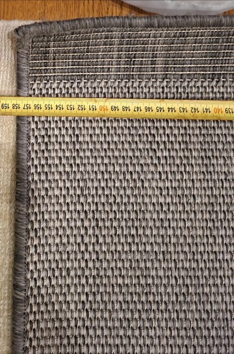 Dywan sznurkowy outdoor dwustronny MODERN 14 szary