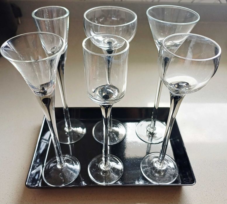 Conjunto de 6 copos de licor
