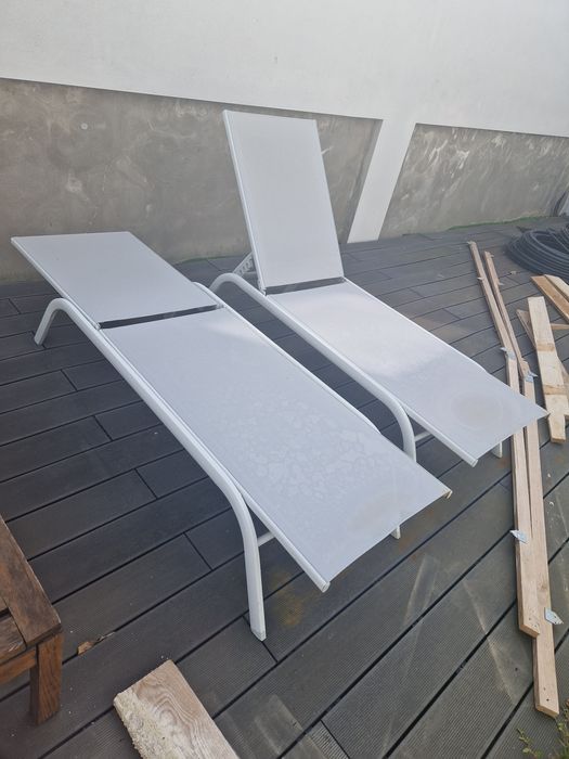 2 espreguiçadeiras jardim