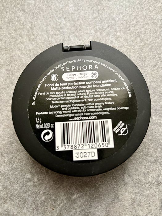 Sephora trwały puder matujący