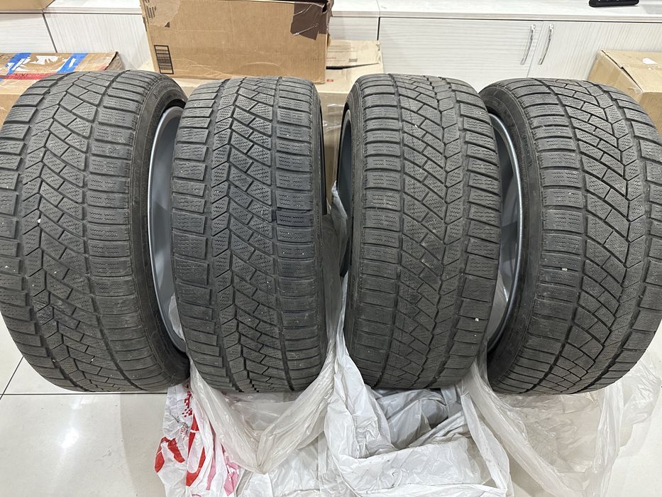 Комплект Титановые диски 18 и зимняя резина Continental