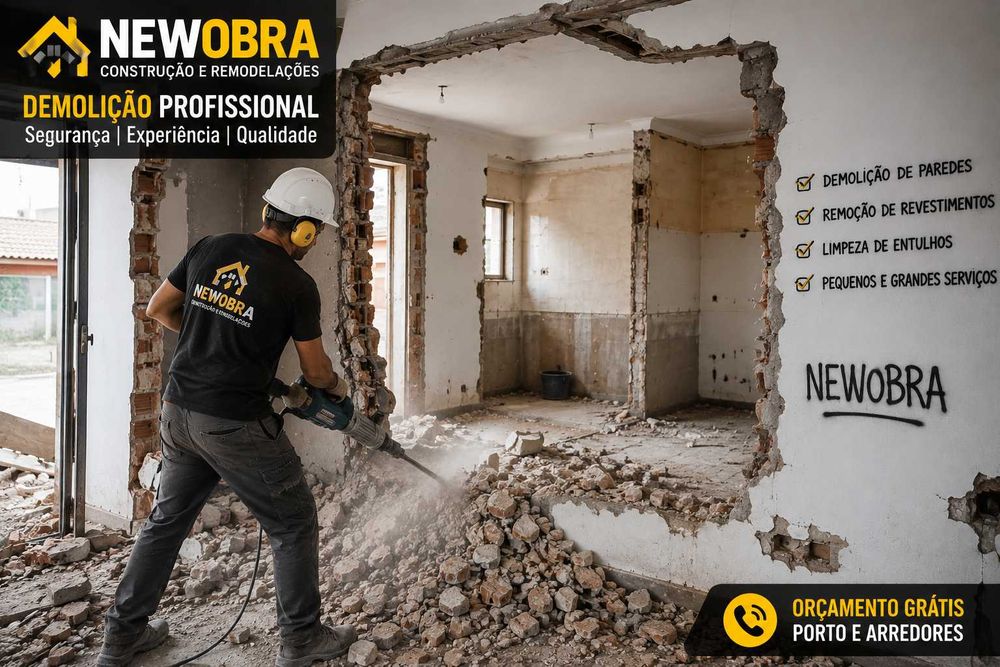 DEMOLIÇÃO PROFISSIONAL — NEWOBRA