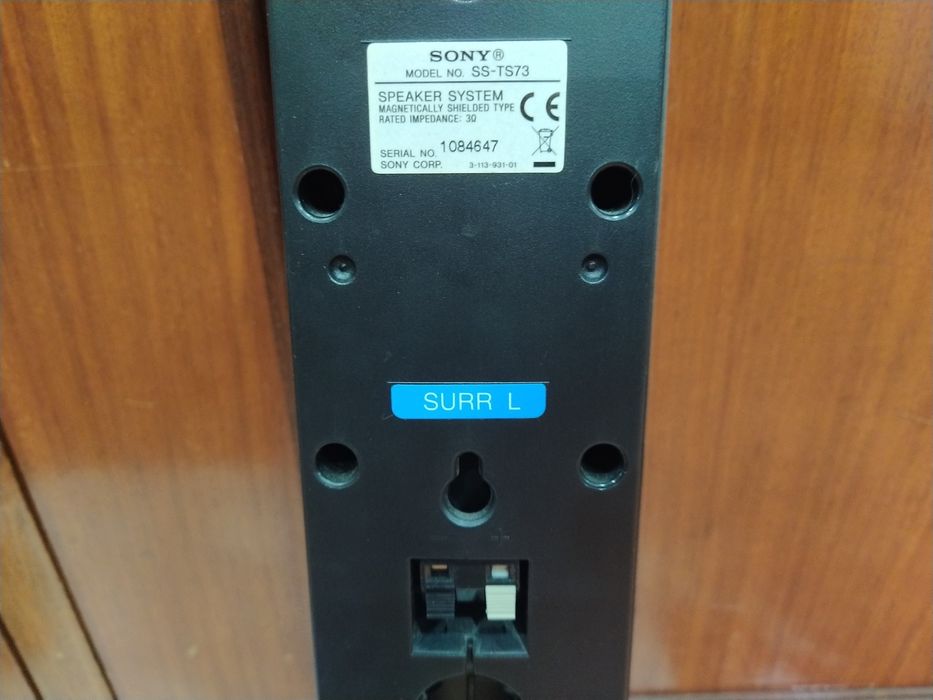 Colunas altifalantes de som  da Sony casa quarto apartamento vivenda.