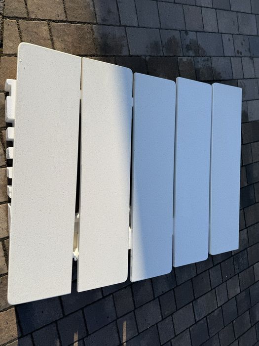 Parapety z konglomeratu Bianco