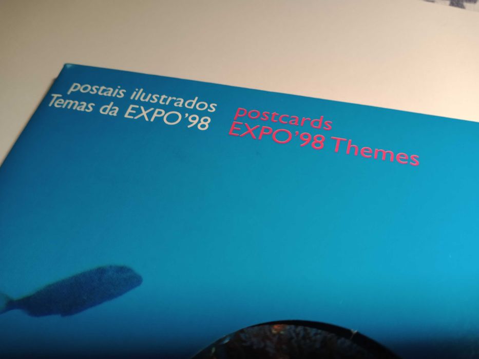 EXPO 98 - Coleção de 6 postais ilustrados oficiais - Coleção Rara